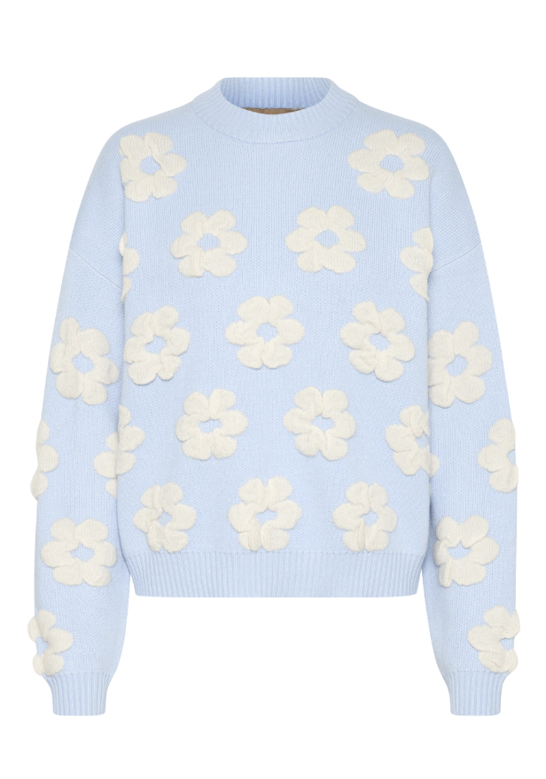 Culture Floral Jumper Blue