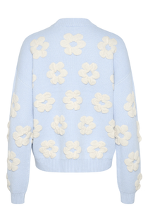 Culture Floral Jumper Blue