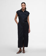 Load image into Gallery viewer, Barbour Birdie Maxi Dress Black
