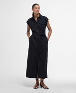 Load image into Gallery viewer, Barbour Birdie Maxi Dress Black
