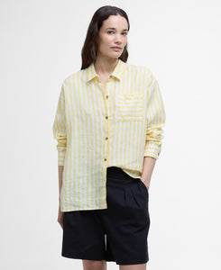 Barbour Annie Stripe Shirt Yellow