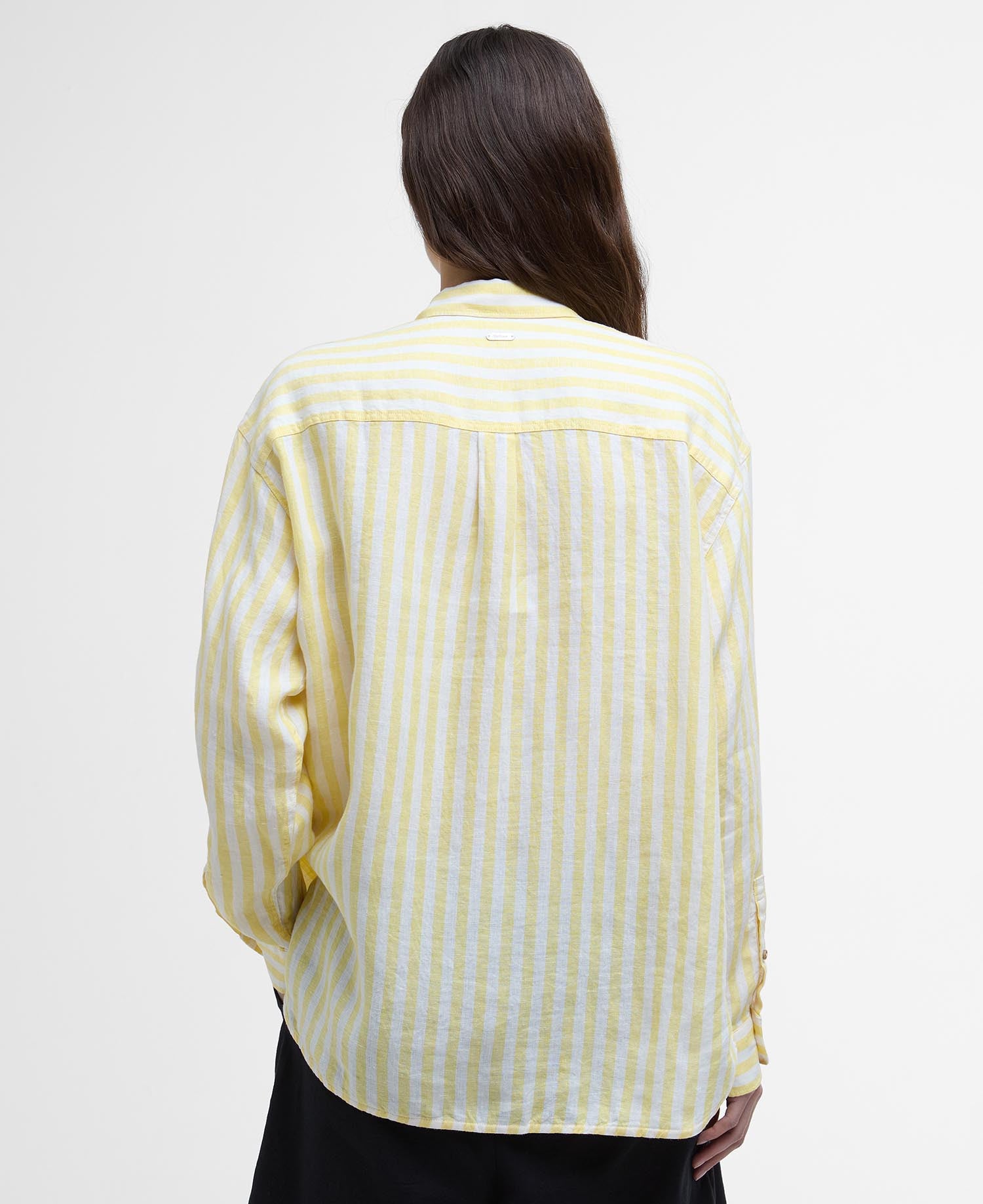 Barbour Annie Stripe Shirt Yellow