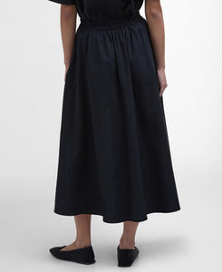 Barbour Elsie Midi Skirt Black