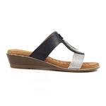 Load image into Gallery viewer, Luna Portland Mule Sandal Blue
