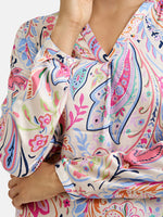 Load image into Gallery viewer, Milano Satin Blouse Multi
