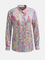 Load image into Gallery viewer, Milano Satin Shirt Multi
