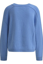 Load image into Gallery viewer, Milano V-Neck Jumper Blue
