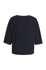 Load image into Gallery viewer, Milano Boxy Short Sleeve Jumper Navy
