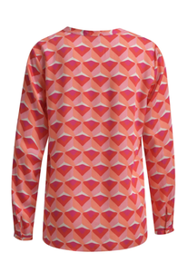 Milano Patterned Blouse Pink