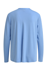 Load image into Gallery viewer, Milano Satin Jersey Blouse Blue
