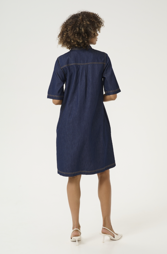 Culture Denim Short Dress Denim