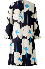 Load image into Gallery viewer, Oui Floral Shift Dress Blue
