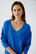 Load image into Gallery viewer, Oui Basic Pullover Blue
