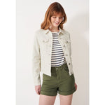 Load image into Gallery viewer, Crew Denim Jacket White
