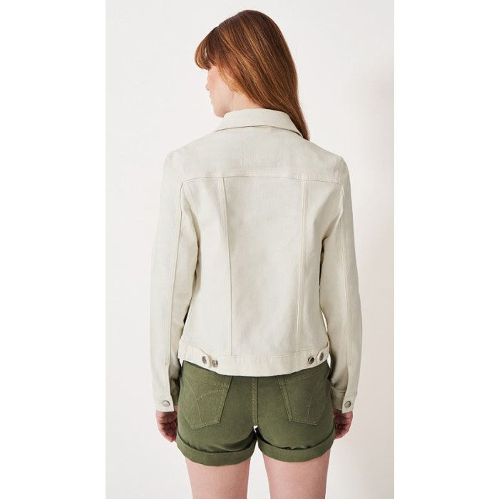 Crew Denim Jacket White