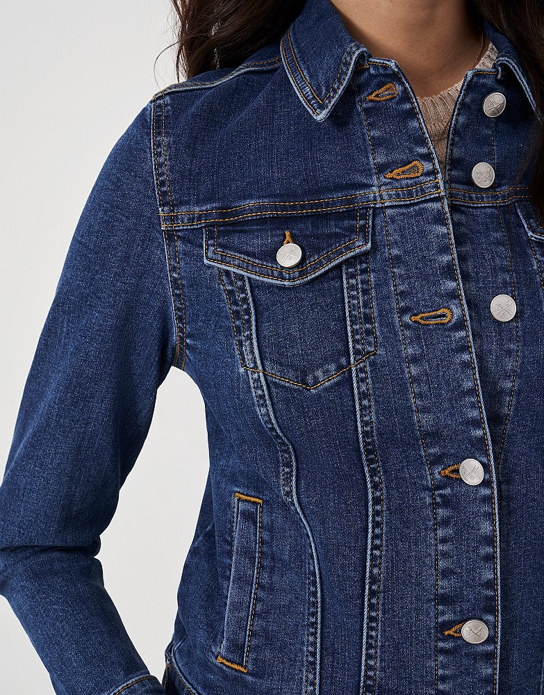 Crew Denim Jacket Blue