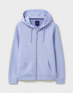 Load image into Gallery viewer, Crew Zip Through Hoodie Blue
