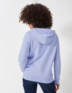 Crew Zip Through Hoodie Blue