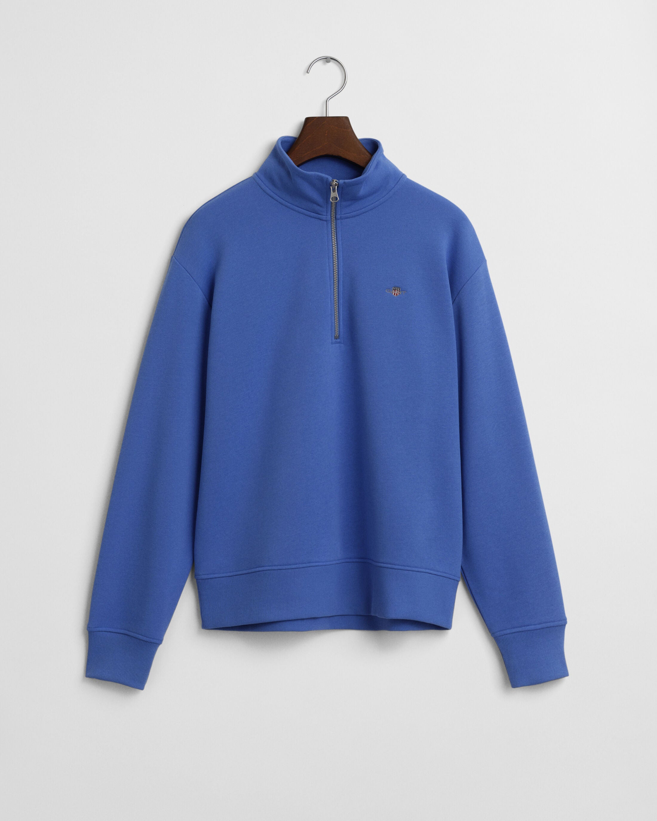 Blue Half Zip Sweatshirt