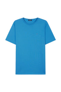 Blue Pima Cotton T-Shirt