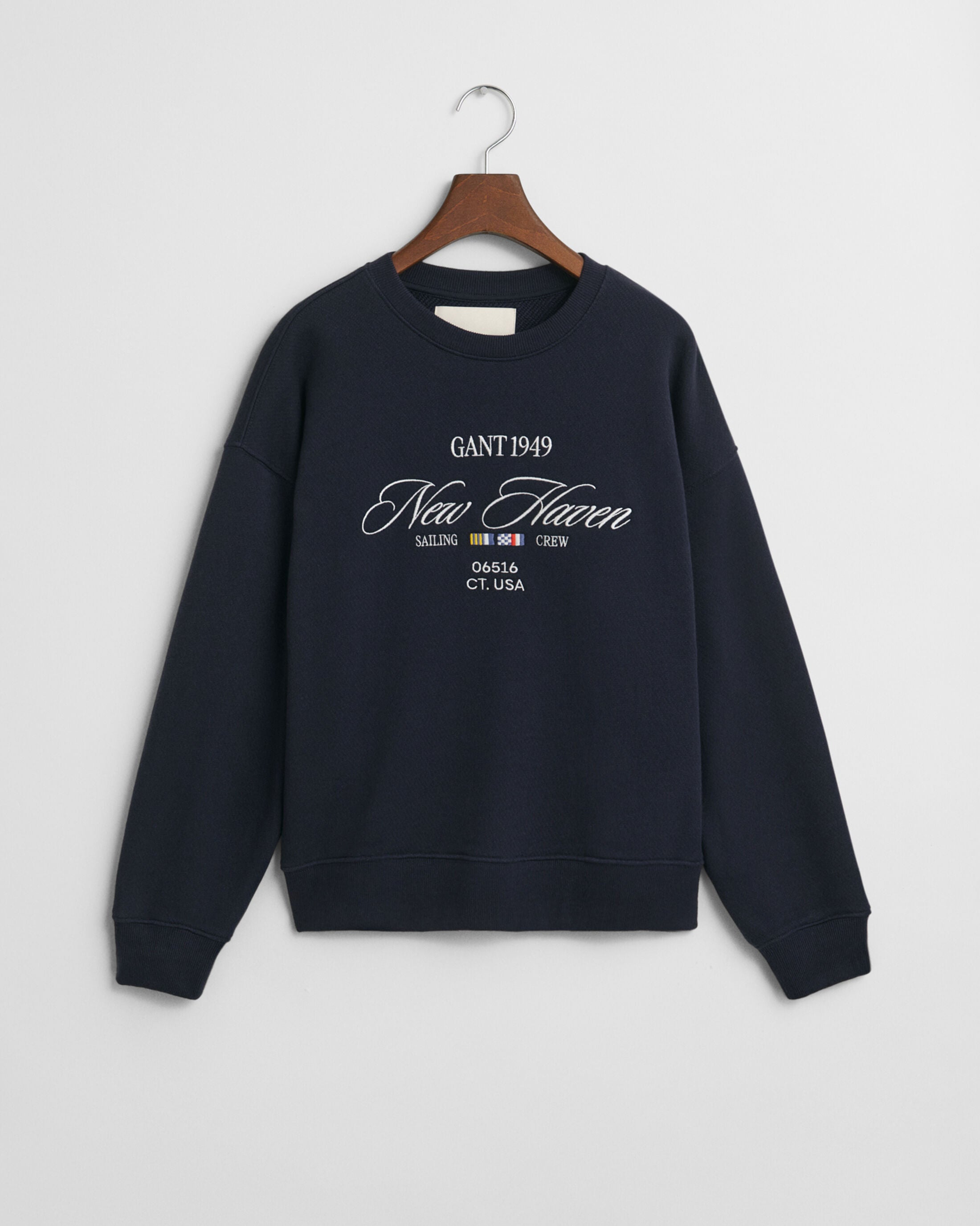 Navy Sailing Crew Sweatshirt