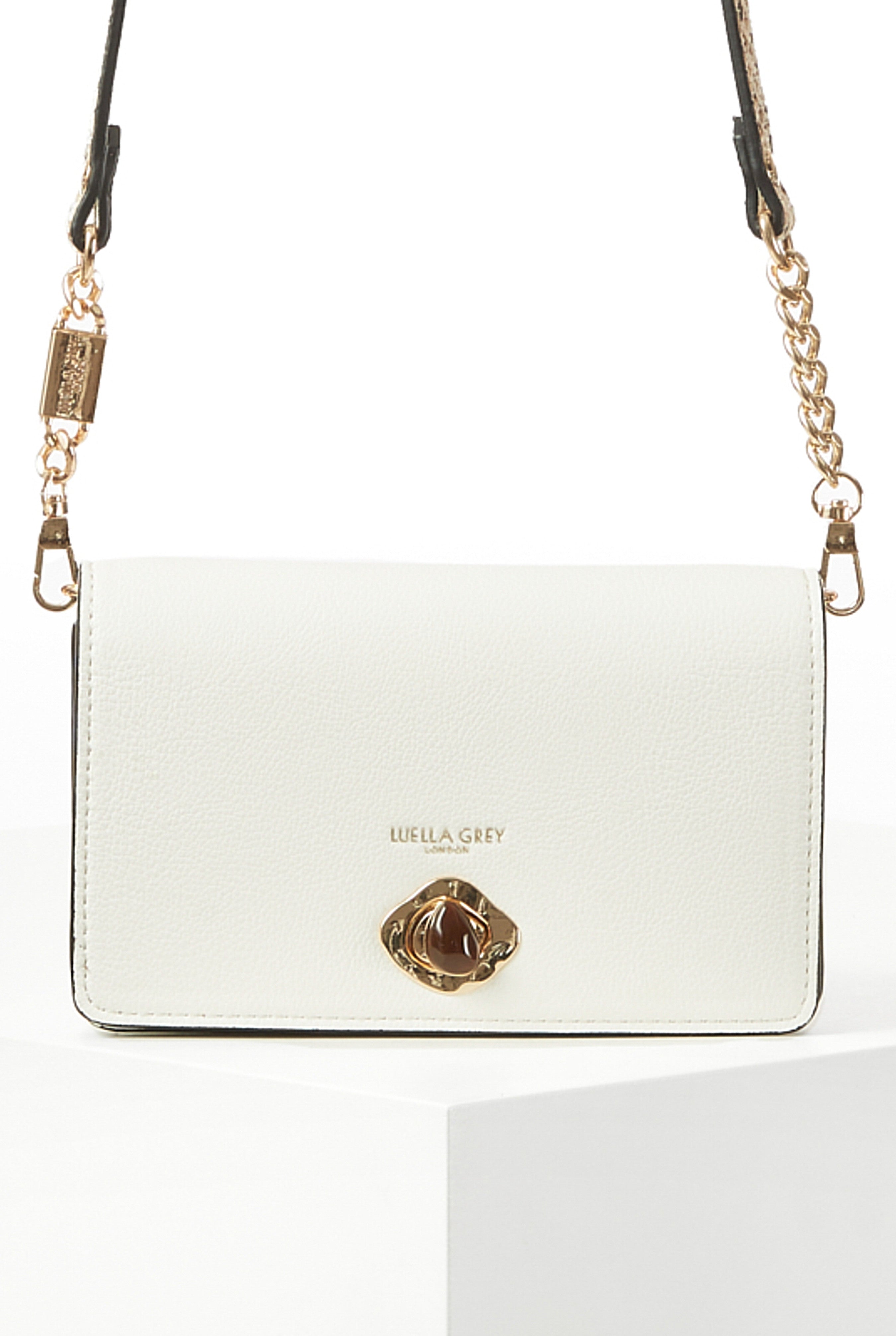 White Eloise Phone Bag