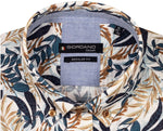 Load image into Gallery viewer, Navy Leaf Print Shirt
