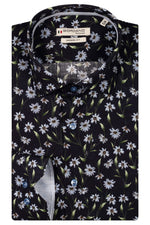 Load image into Gallery viewer, Navy Flower Print Shirt
