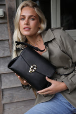 Load image into Gallery viewer, Black Cordelia Crossbody
