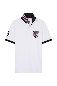 White 6 Nations Tournament Polo Shirt