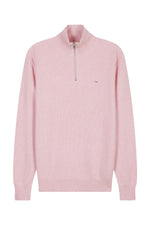 Load image into Gallery viewer, Pink Textured Knitted Half Zip
