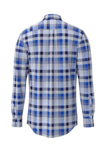 Load image into Gallery viewer, Blue Poplin Checks Shirt
