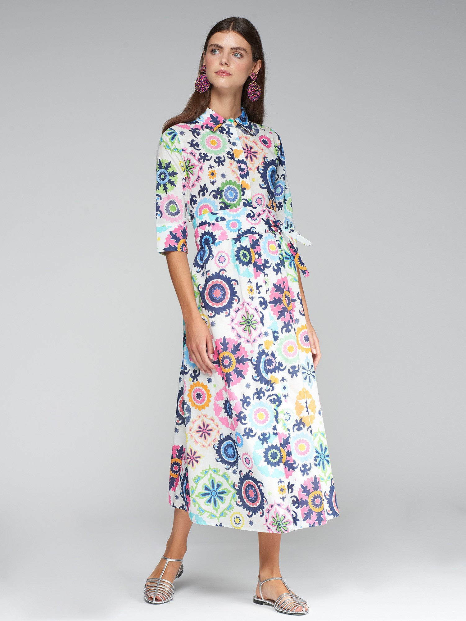 Multicoloured Brenda Shirt Dress