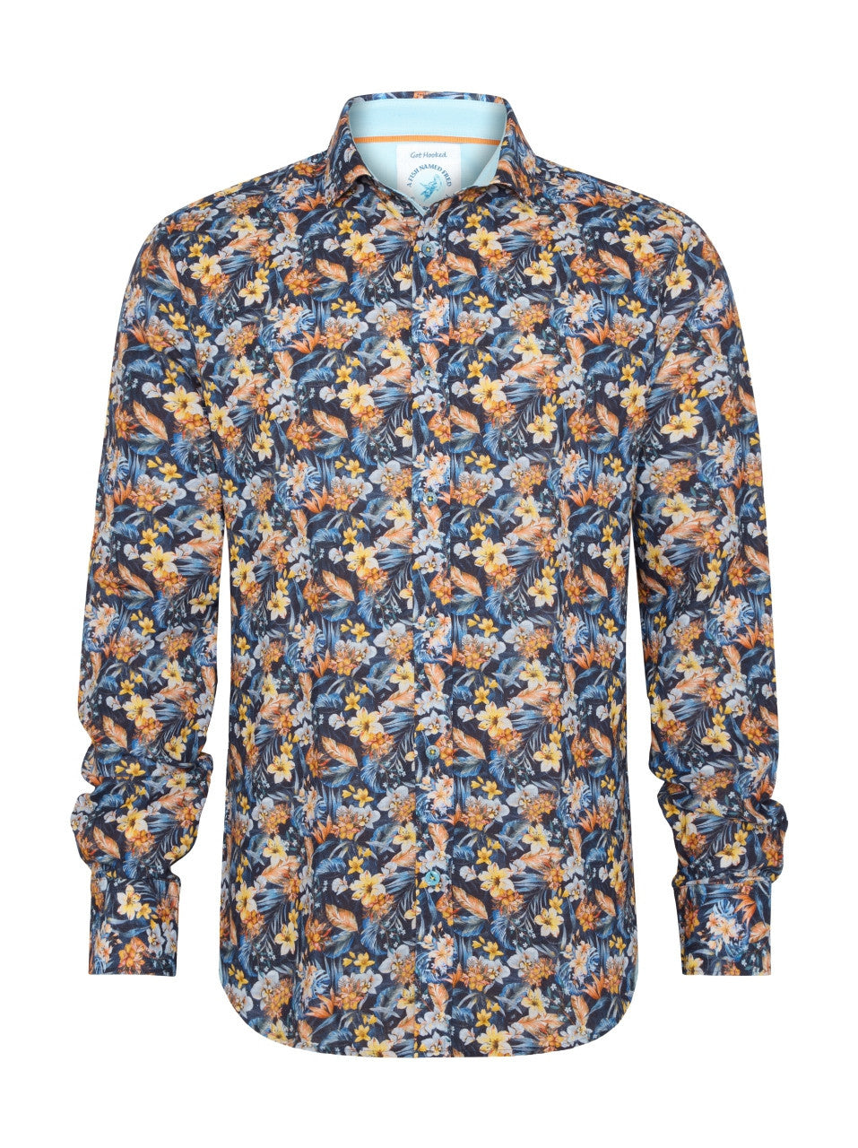 Navy Floral Shirt