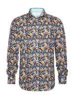 Load image into Gallery viewer, Navy Floral Shirt
