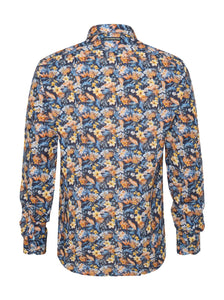 Navy Floral Shirt