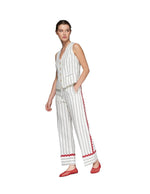 Load image into Gallery viewer, Off White Sandra Stripe Trouser
