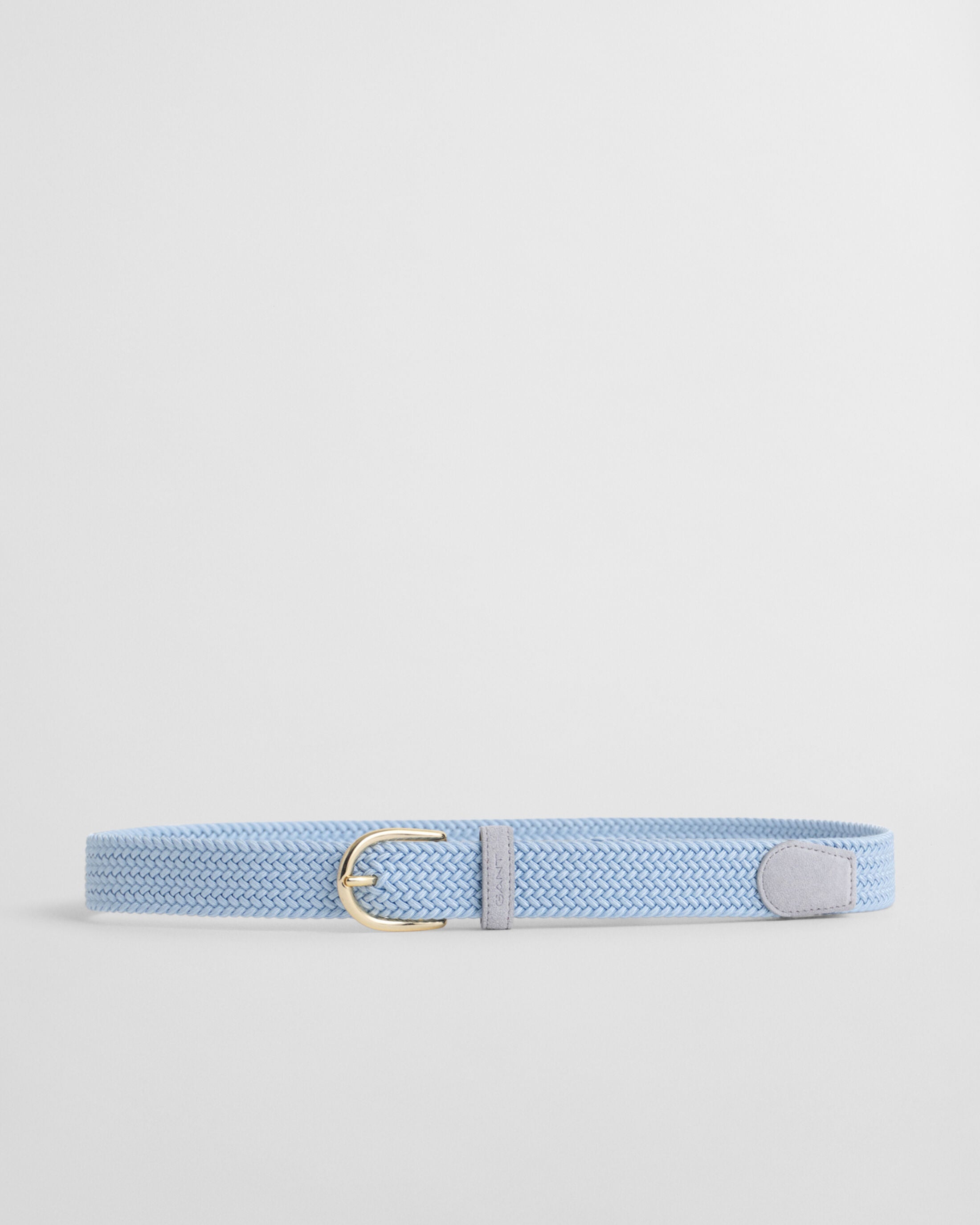 Blue Elastic Braided Belt