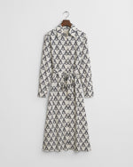 Load image into Gallery viewer, White Rope Print Shirt Dress
