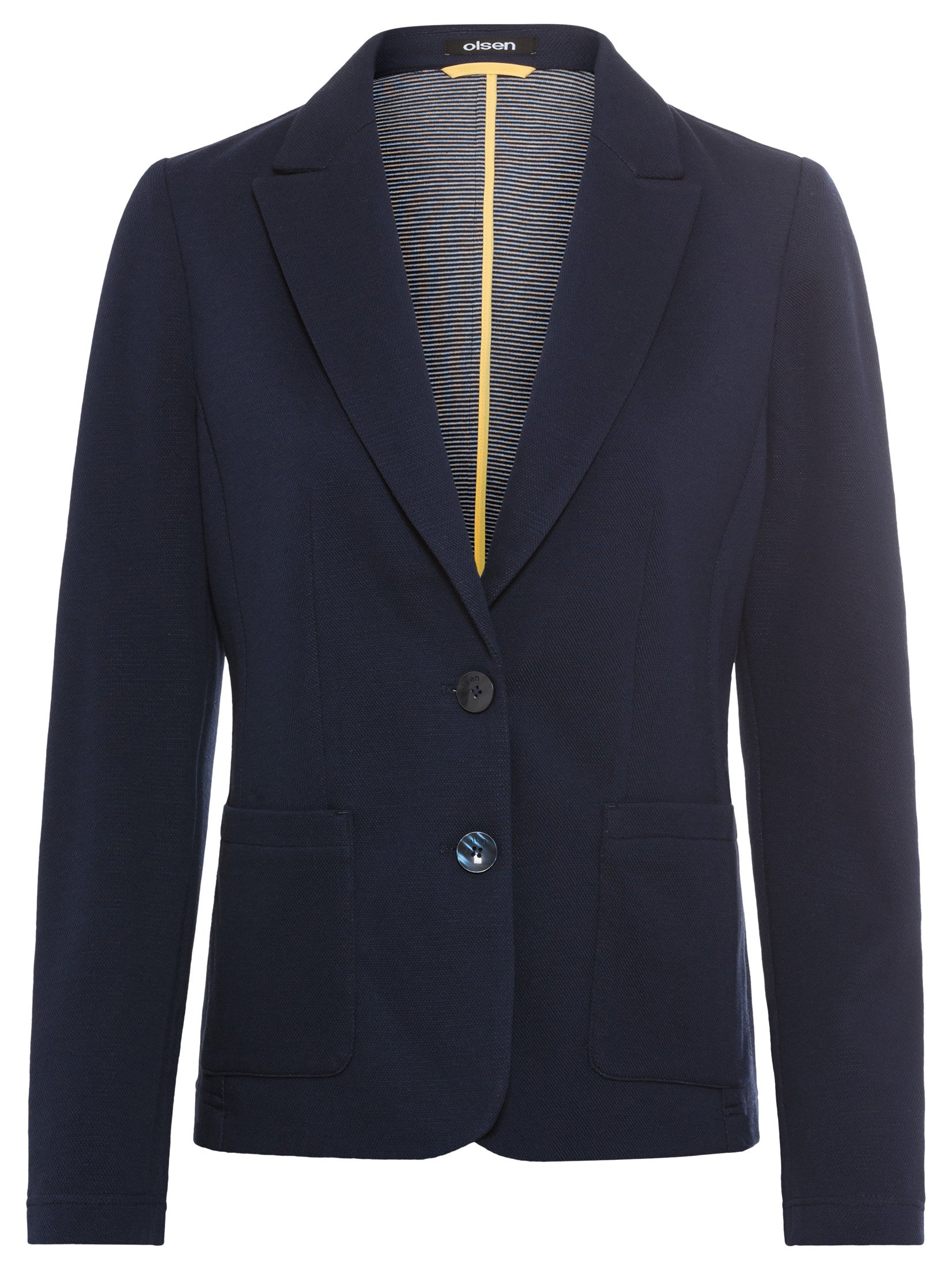 Navy Jersey Blazer