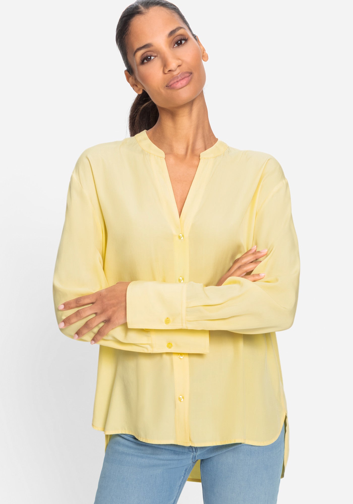 Yellow Woven Blouse