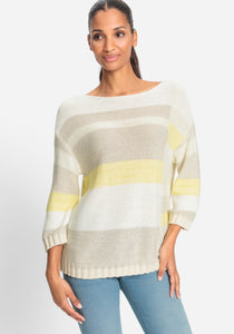 Yellow Melange Pullover