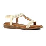 Load image into Gallery viewer, White Portofino Sandal
