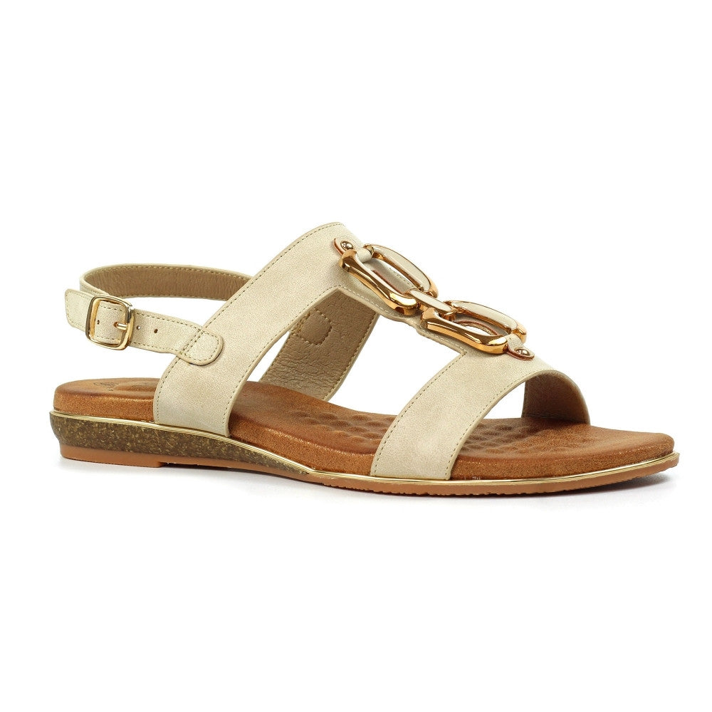 Beige Darcy Sandal