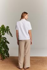 Load image into Gallery viewer, Beige Striped Trouser
