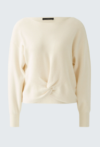 Cream Knot Detail Jumper