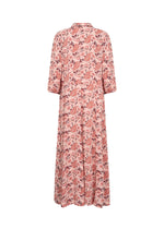 Load image into Gallery viewer, Peach Floral Shirt Dress
