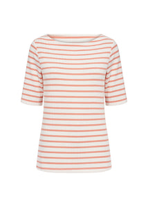 Peach Stripe Top