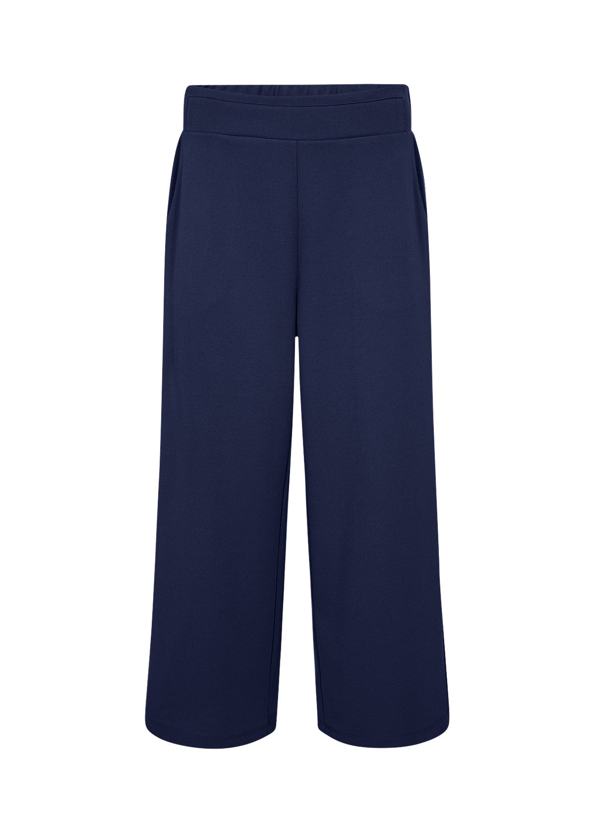 Navy Wide Leg Trouser