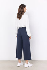 Load image into Gallery viewer, Navy Wide Leg Trouser
